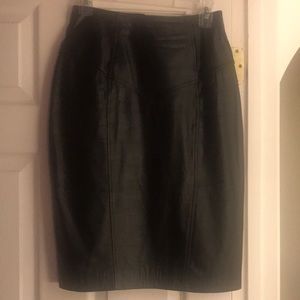 Vintage Leather Skirt (10)